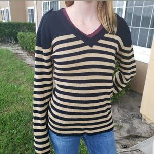 Ralph Lauren Jeans Company V Neck Sweater Women XL